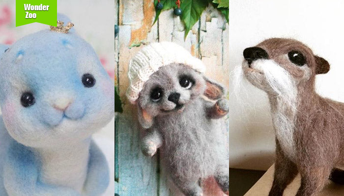 [2016.10.2] Wonder Zoo | Needle Felted Wool Animals Projects Inspiration & Ideas