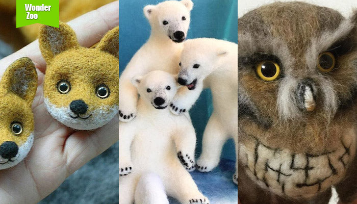 [2016.9.6] Wonder Zoo | Needle Felted Wool Animals Projects Inspiration & Ideas