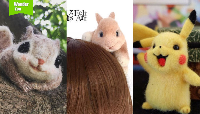 [2016.9.26] Wonder Zoo | Needle Felted Wool Animals Projects Inspiration & Ideas