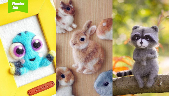 [2016.9.21] Wonder Zoo | Needle Felted Wool Animals Projects Inspiration & Ideas