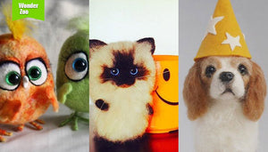 [2016.10.3] Wonder Zoo | Needle Felted Wool Animals Projects Inspiration & Ideas