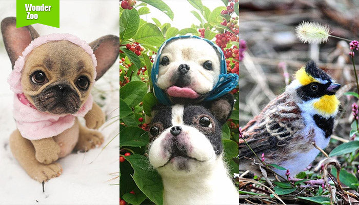 [2016.10.19] Wonder Zoo | Needle Felted Wool Animals Projects Inspiration & Ideas
