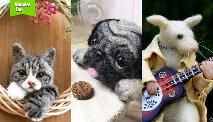 [2016.9.3] Wonder Zoo | Needle Felted Wool Animals Projects Inspiration & Ideas