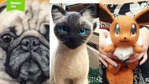 [2016.9.14] Wonder Zoo | Needle Felted Wool Animals Projects Inspiration & Ideas