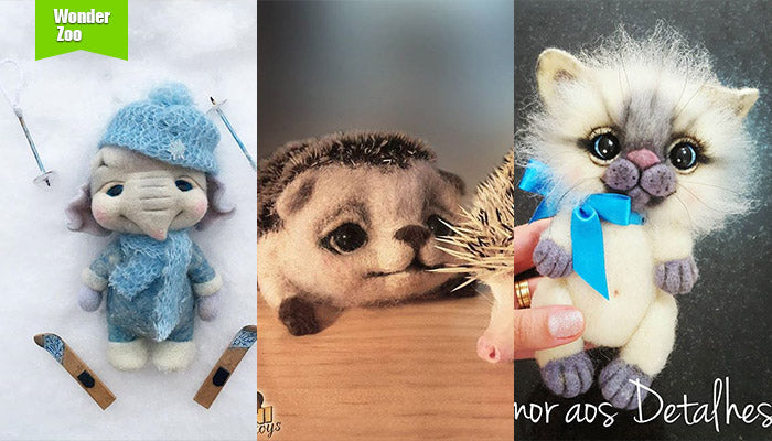[2016.10.28] Wonder Zoo | Needle Felted Wool Animals Projects Inspiration & Ideas