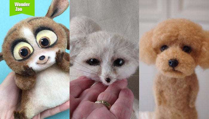 [2016.9.25] Wonder Zoo | Needle Felted Wool Animals Projects Inspiration & Ideas