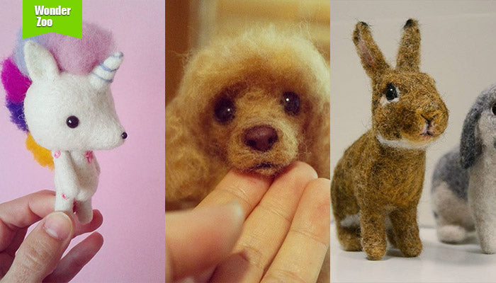 [2016.10.27] Wonder Zoo | Needle Felted Wool Animals Projects Inspiration & Ideas