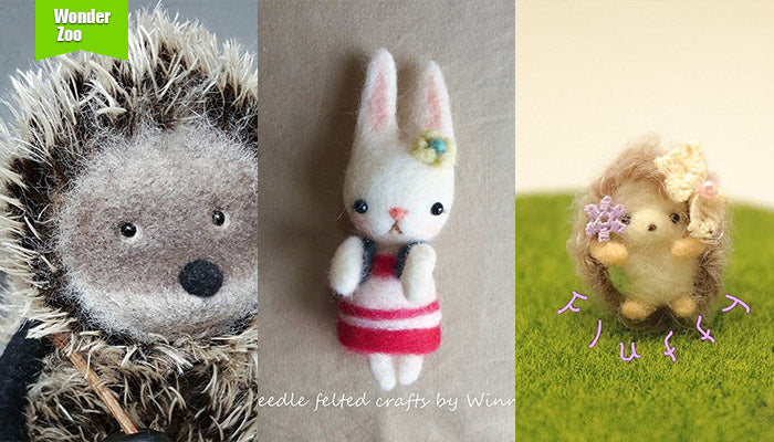 [2016.10.24] Wonder Zoo | Needle Felted Wool Animals Projects Inspiration & Ideas