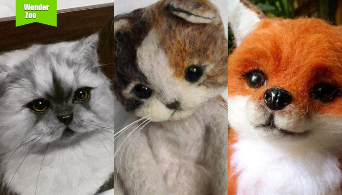[2016.10.13] Wonder Zoo | Needle Felted Wool Animals Projects Inspiration & Ideas