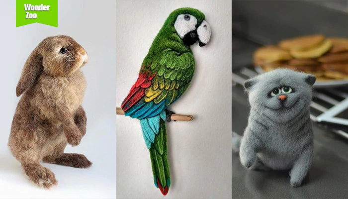 [2016.11.3] Wonder Zoo | Needle Felted Wool Animals Projects Inspiration & Ideas