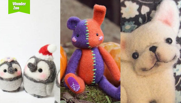 [2016.10.14] Wonder Zoo | Needle Felted Wool Animals Projects Inspiration & Ideas