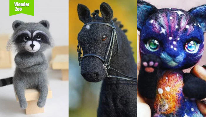 [2016.10.8] Wonder Zoo | Needle Felted Wool Animals Projects Inspiration & Ideas
