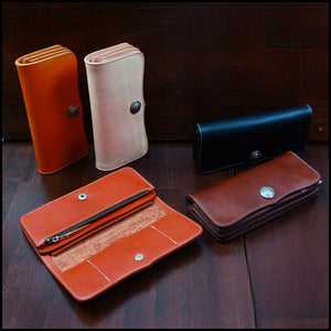 Leather Long Wallet - Leather Wallet Pattern PDF