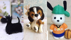 20 Cute Needle Felted Dogs | Cute Needle Felting Ideas