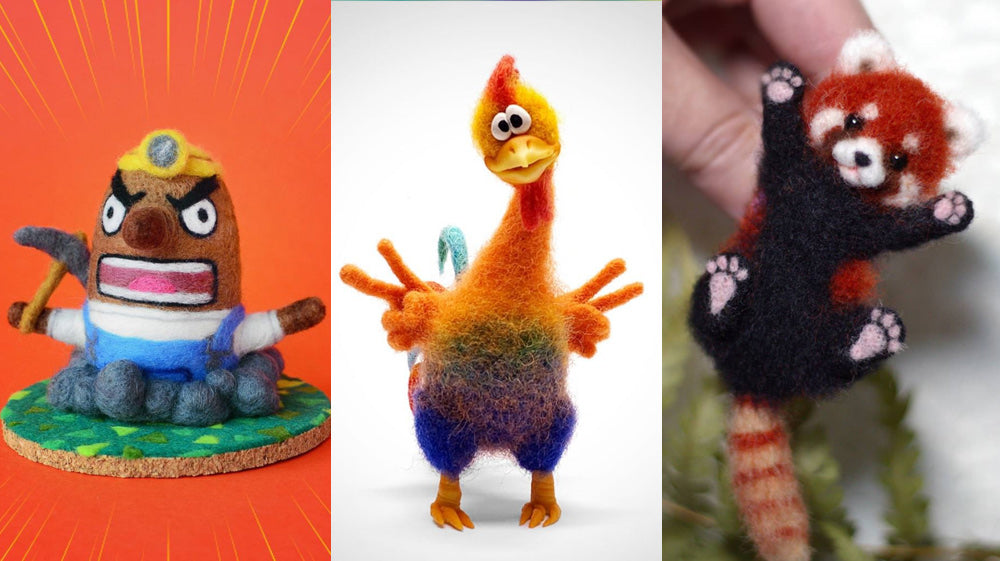 20 Cute Needle Felted Animals | Cute Needle Felting Ideas
