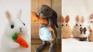 20 Cute Needle Felted Bunnys | Cute Needle Felting Ideas | Kawaii Needle Felted Animals | Adorable Needle Felting Animals Ideas