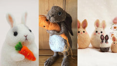 20 Cute Needle Felted Bunnys | Cute Needle Felting Ideas | Kawaii Needle Felted Animals | Adorable Needle Felting Animals Ideas