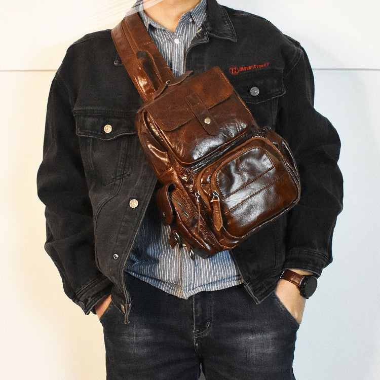 Sling Bag for Big Man - Open View