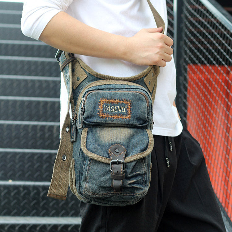 ◆MUCENT◆ Eloi Denim Shoulder Bag Unisex P00000NN Amazon.com: Alafime Denim Shoulder Bag Canvas Messenger Bag