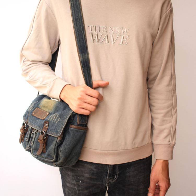 Jean Crossbody Purse Denim Crossbody Bags Denim Messenger Bag Jean