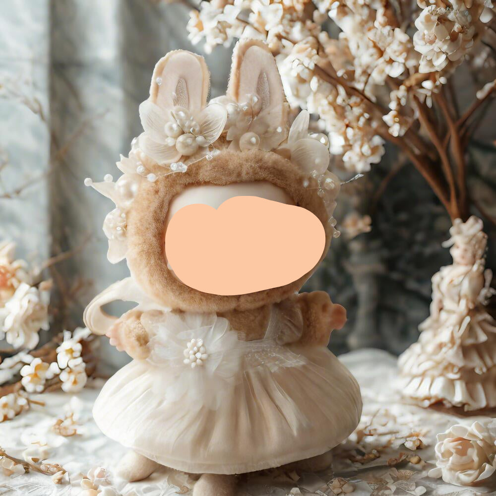 Groom's Suit Keychain Labubo Clothes 17cm Labubo Clothing Wedding Dress With Wings Have a Seat Labubo Doll Clothes 6 suits (glasses + tie + shirt + Groom's Suit Keychain Labubo Clothes 17cm Labubo Clothing Wedding Dress With Wings Have a Seat Labubo Doll Clothes 6 suits (glasses + tie + shirt +