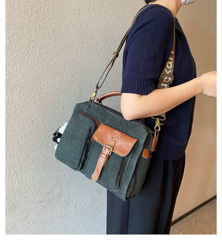 convertible messenger bag backpack leather Green Canvas Convertible Messenger Bag Backpack Canvas Convertible Cro –  Feltify
