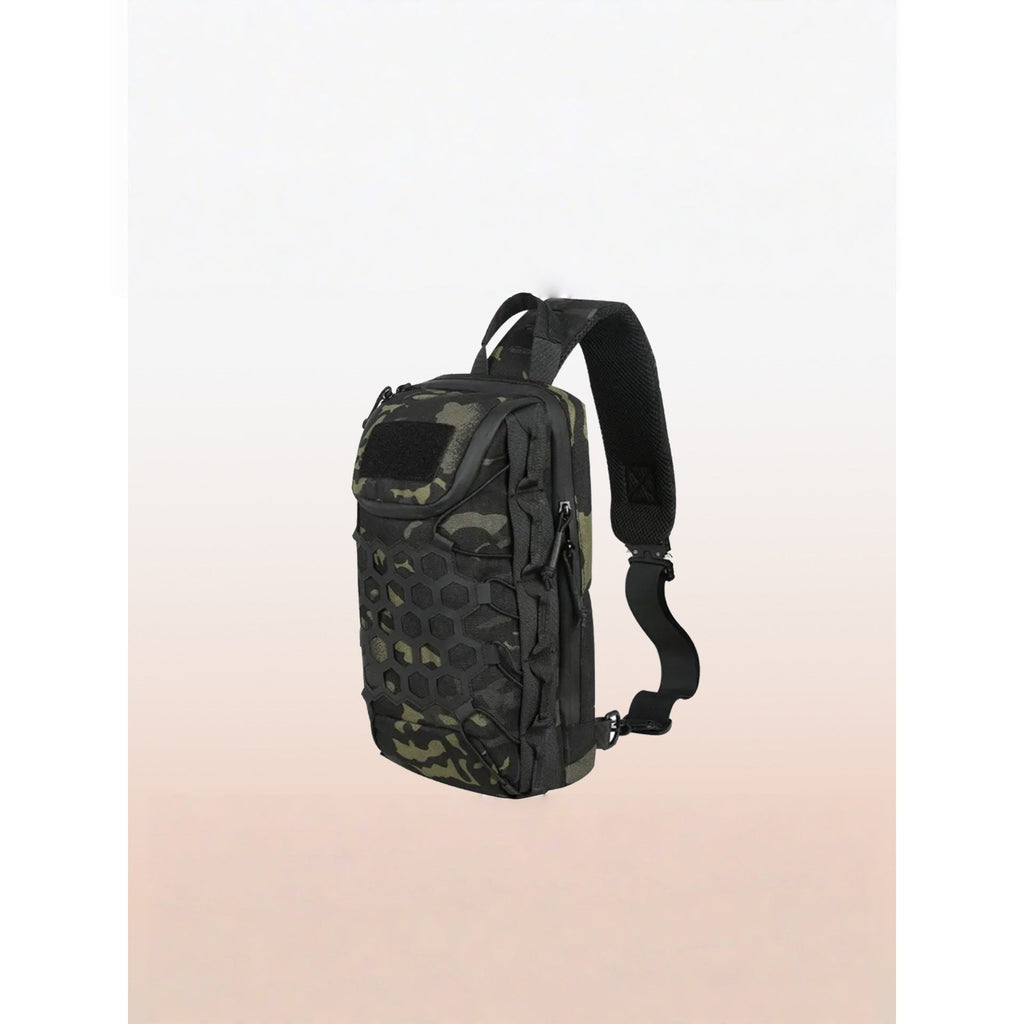 Oxford Fabric Large Sling Backpack - Side View