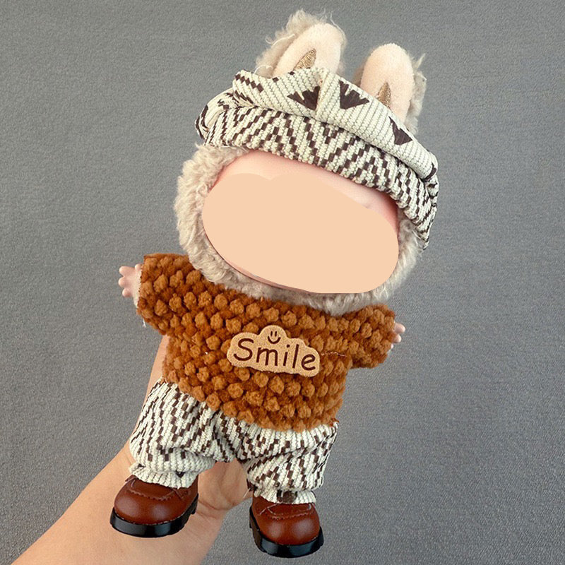 Keychain Labubo Clothes 17cm Labubo Clothing Macaron Clothes for Labub ...