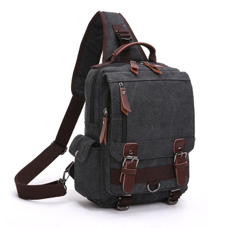 Canvas Large Sling Bag for Big Guys