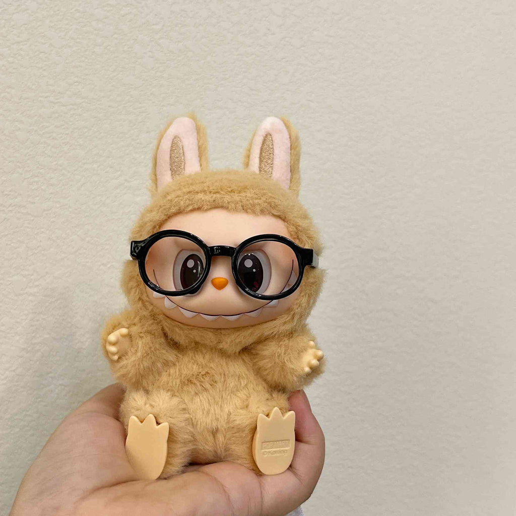 Keychain Labubu Clothes Black glasses