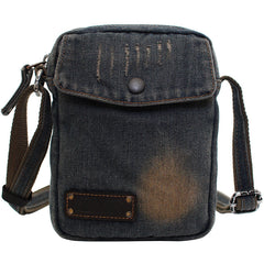 Denim Small Side Bag Mens Denim Vertical Phone Shoulder Bags