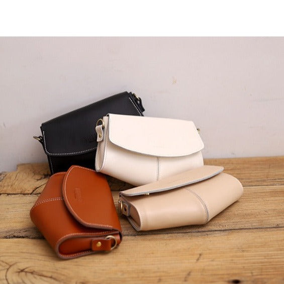 Cute Small Sandy Brown Leather Purse Handmade Crossbody Bag - Etsy | Brown  leather purses, Leather purses, Cute crossbody bags