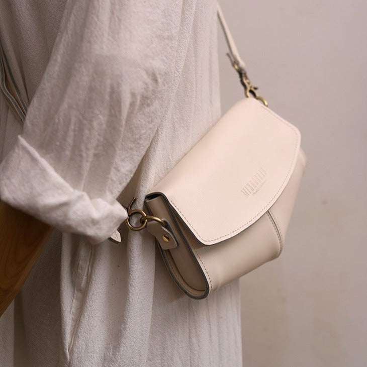 crossbody white purse