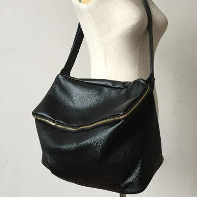Genuine Leather Shoulder Bag Crossbody Bag Handbag Motorcycle Bag Purse For Women