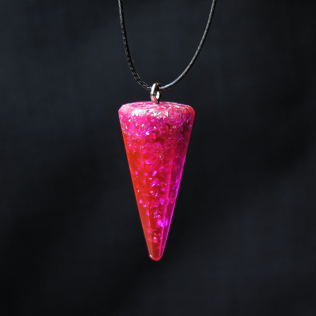 Personalized Engraved Wooden Necklac Resin Trangle Geometric Charm Pendant Gift Jewelry Accessories Women