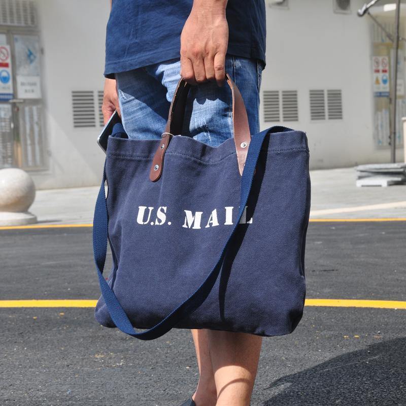 Blue Fashion Canvas Mens Womens Tote Handbag Messenger Bags Green Shoulder Tote Bag For Men and Women - iwalletsmen