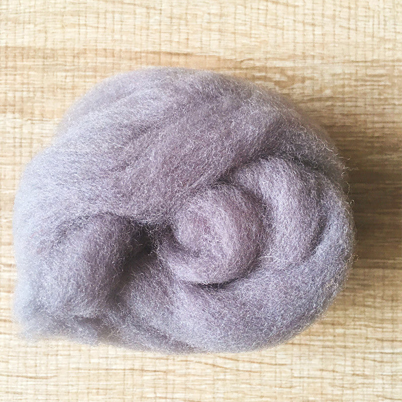 Needle felted wool felting modest gray wool Roving for felting supplies short fabric easy felt