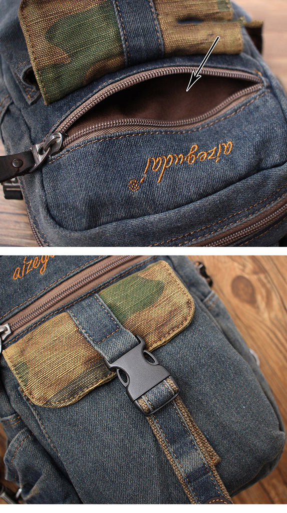 TWEED SMALL POUCH COOL BLUE TWEED SMALL POUCH COOL BLUE