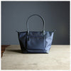 Womens Navy Nylon Shoulder Tote Large Dark Blue Nylon Handbag Purse for Ladies