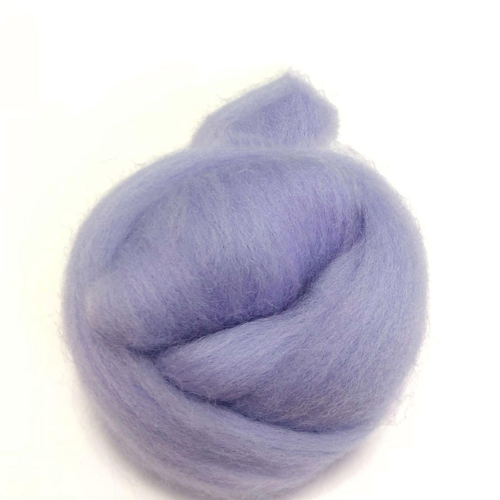 Needle Felting Wool Roving Light Purple 66s Merino Wool Roving For Felting Needle Felting Supplies