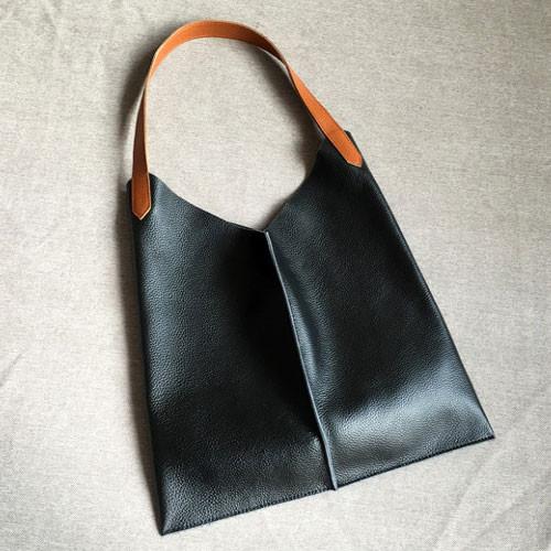leather laptop tote bag Slouchy Leather Tote for Women Best Leather Tote Handbags Black Leather Tote Bag Women's
