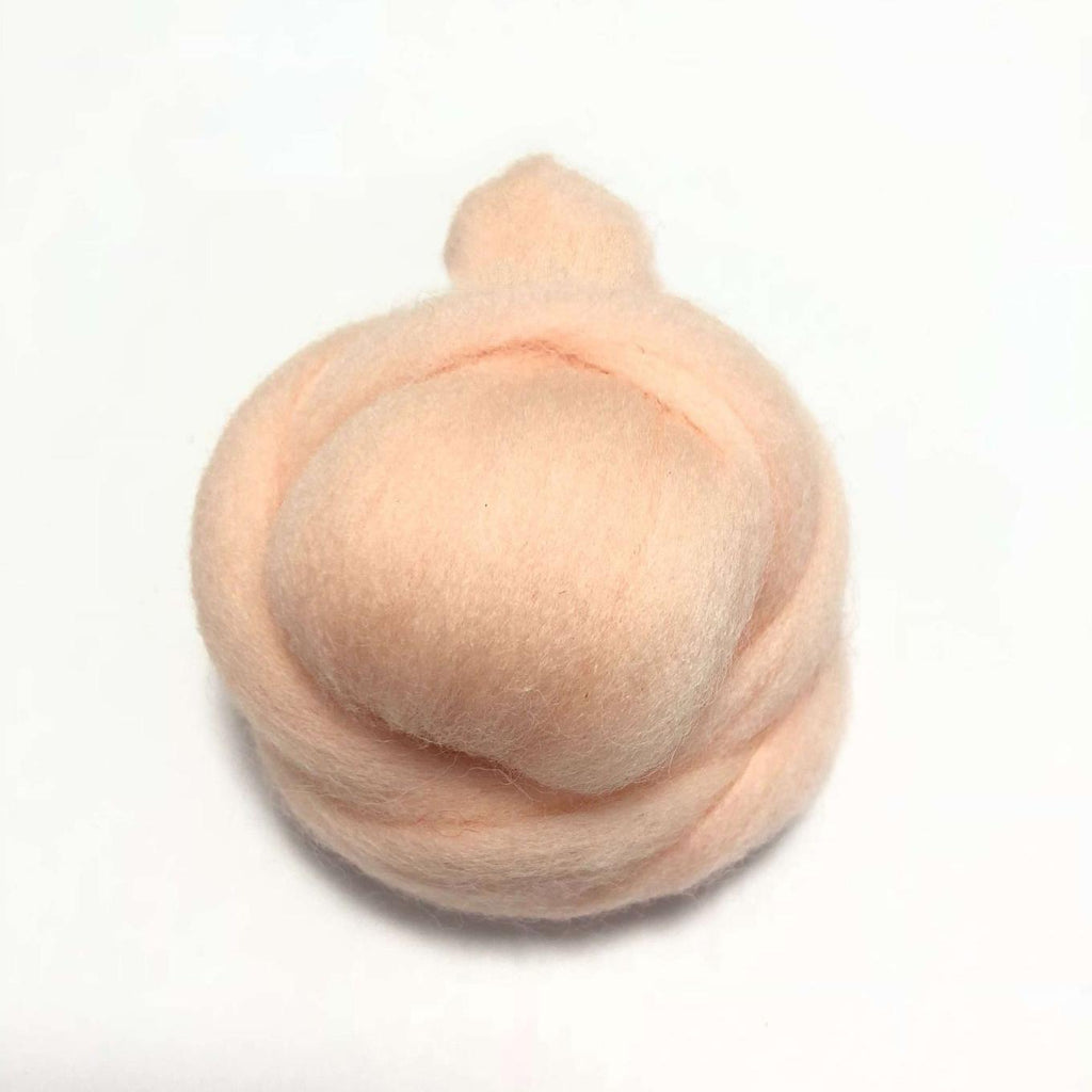 Needle Felting Wool Roving Skin Pink 66s Merino Wool Roving For Felting Needle Felting Supplies