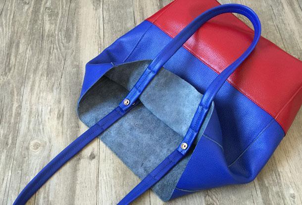 Stylish Leather Bag Handmade Assorted Colors Tote Bag  display picture 2