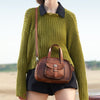 Best Brown Leather Womens Vintage Handbag Handmade Crossbody Purse for Ladies