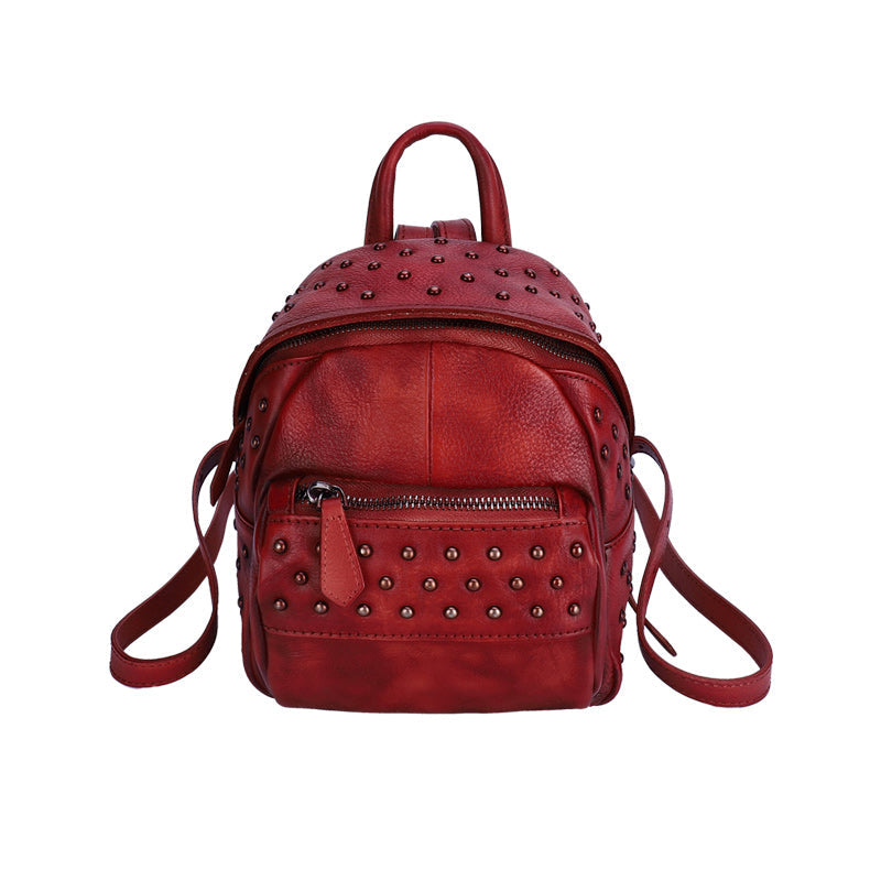 Backpack Leather Red Backpack Bag Genuine Leather Travel Backpack Bag  Weekender Sports Bag Gym Bag Leather Shoulder Women Men Backpack - Etsy