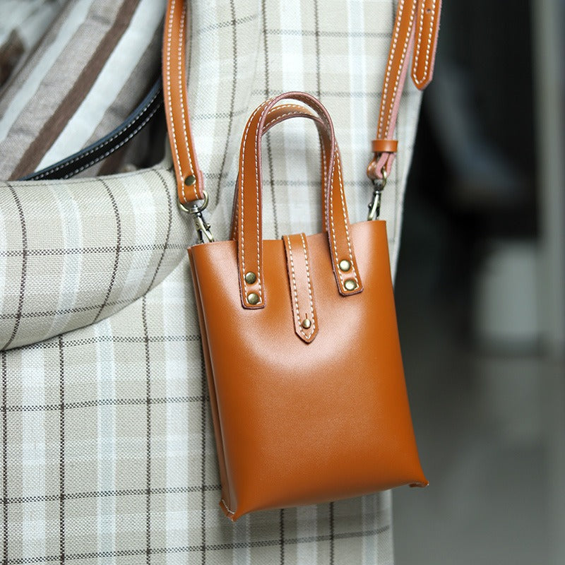 Small brown crossbody purse hotsell