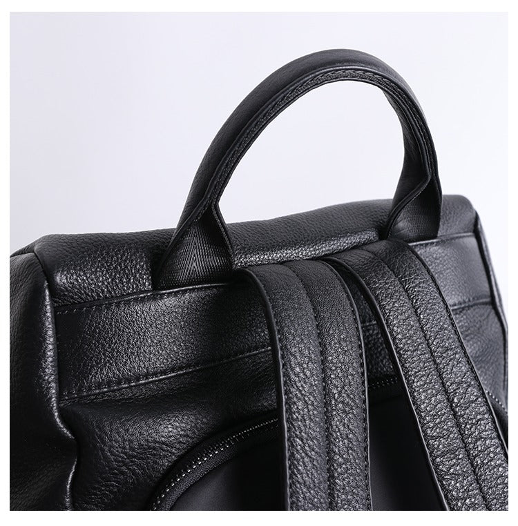 black faux leather backpack asos Black Leather Satchel Backpack Womens Cute School Backpack Bag Black L –  Feltify