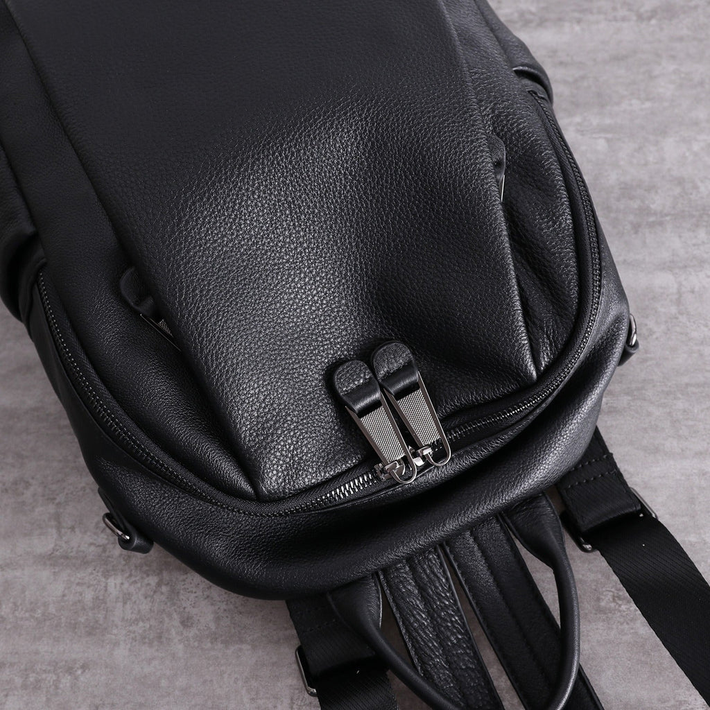 black satchel backpack leather Black Leather Satchel Backpacks Womens Cute School Backpack Bag Black – Feltify