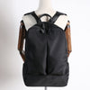 Black Nylon Backpack Womens 14 inches School Backpack Bag Black Nylon Leather Travel Rucksack for Ladies