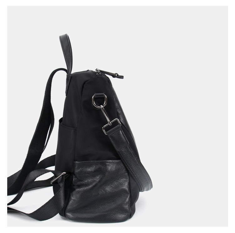バックパック・リュック FOLNUA BRISE BACKPACK BLACK NYLON F25SWFBBA01 Adventurer Rubberized Backpack - Black | Fashion Nova